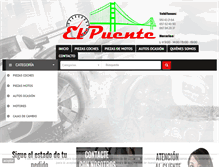 Tablet Screenshot of motoreselpuente.com